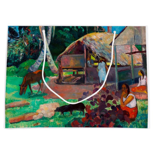Grand Sac Cadeau Les Cochons Noirs, Gauguin (Devant)