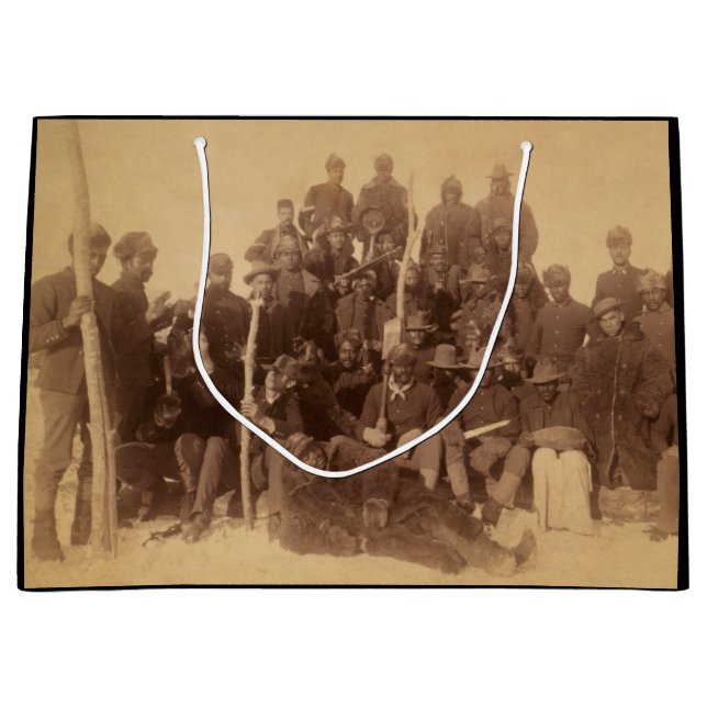 Grand Sac Cadeau Les guerriers du buffle : la cavalerie noire améri (Devant)