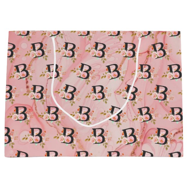 Grand Sac Cadeau Letter B (Devant)