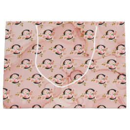 Grand Sac Cadeau Lettre C