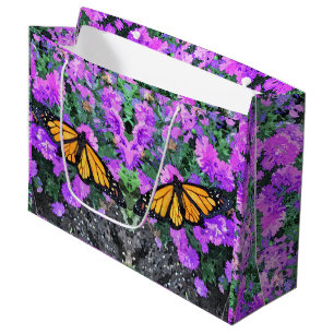Grand Sac Cadeau Lg Sac-cadeau Monarque sur Asters