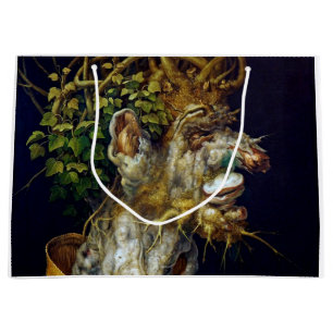 Grand Sac Cadeau L'hiver, Arcimboldo