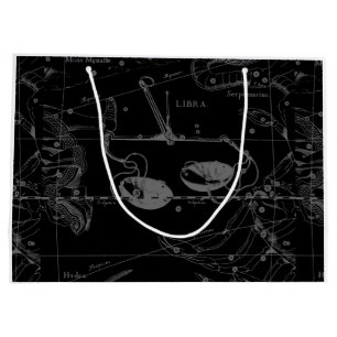 Grand Sac Cadeau Libra Constellation Map Hevelius 1690 sept oct.