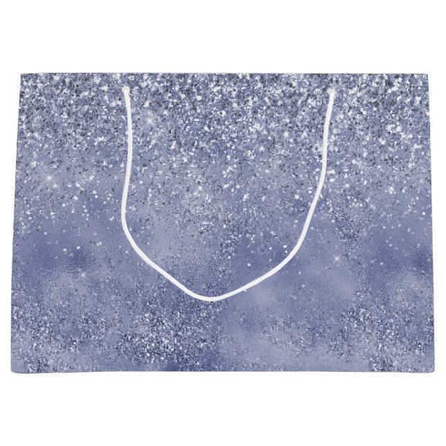 Grand Sac Cadeau Lilac Parties scintillant violette Glitz étincelan (Devant)