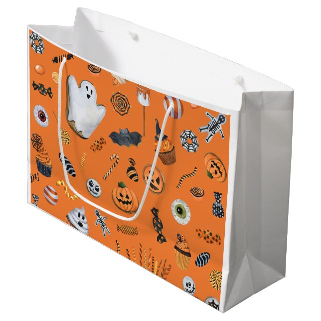Grand Sac Cadeau Little Boo est presque attendu Halloween (Devant Angle)