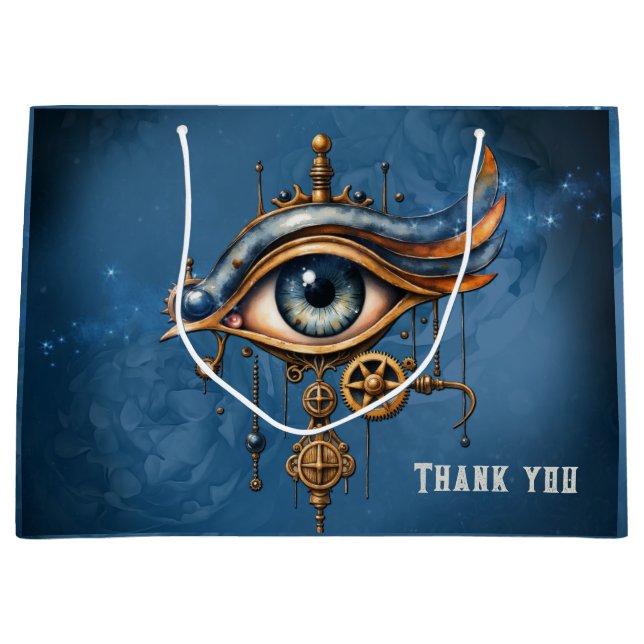 Grand Sac Cadeau L'oeil de l'univers (Devant)