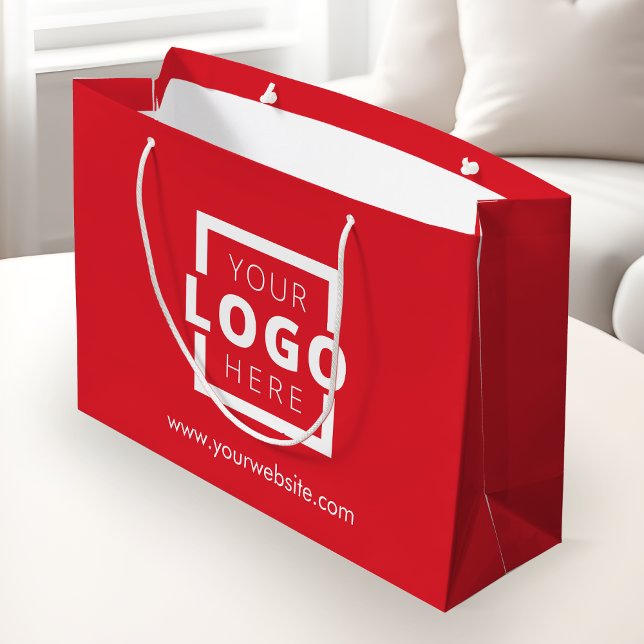 Grand Sac Cadeau Logo de l'entreprise personnalisée Business Promo  (Créateur téléchargé)