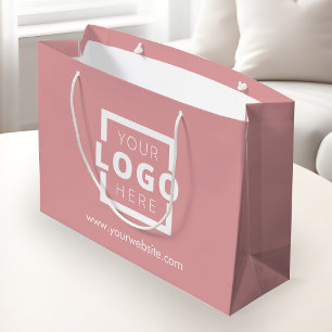 Grand Sac Cadeau Logo de l'entreprise personnalisée Business Promot