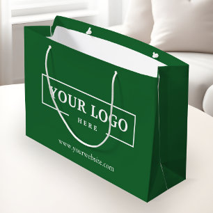 Grand Sac Cadeau Logo de l'entreprise personnalisée Entreprise Prom