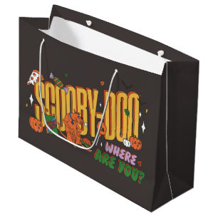 Grand Sac Cadeau Logo de Scooby-Doo Halloween Snack