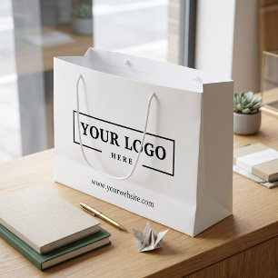 Grand Sac Cadeau Logo d'entreprise personnalisé Cadeau promotionnel