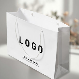Grand Sac Cadeau Logo personnalisé