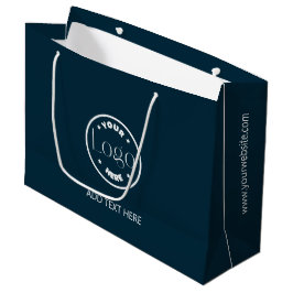 Grand Sac Cadeau Logo personnalisé Entreprise Professionnel