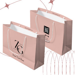 Grand Sac Cadeau Logo personnalisé tendance pour les entreprises | 