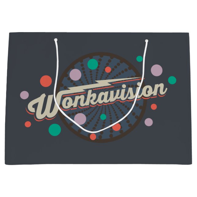Grand Sac Cadeau Logo Wonkavision (Devant)