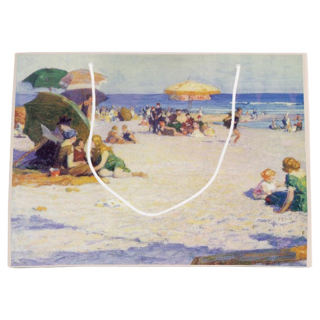 Grand Sac Cadeau Long Beach (État de New York) (Devant)