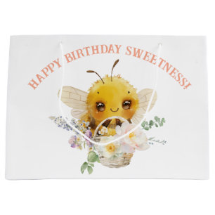Grand Sac Cadeau Lovely Bee Large Cadeau