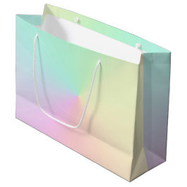 Grand Sac Cadeau Lumière Ombre Arc-en-ciel Pastel esthétique