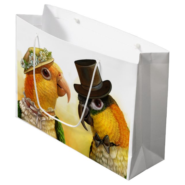 Grand Sac Cadeau M. & Mme Caique (Devant Angle)