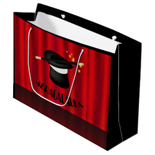Grand Sac Cadeau Magicien Party Abracadabra LGB