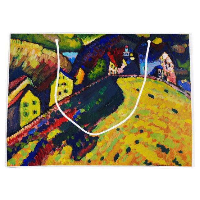 Grand Sac Cadeau Maisons à Murnau, Wassily Kandinsky (Devant)