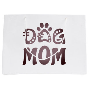 Grand Sac Cadeau Maman Chien