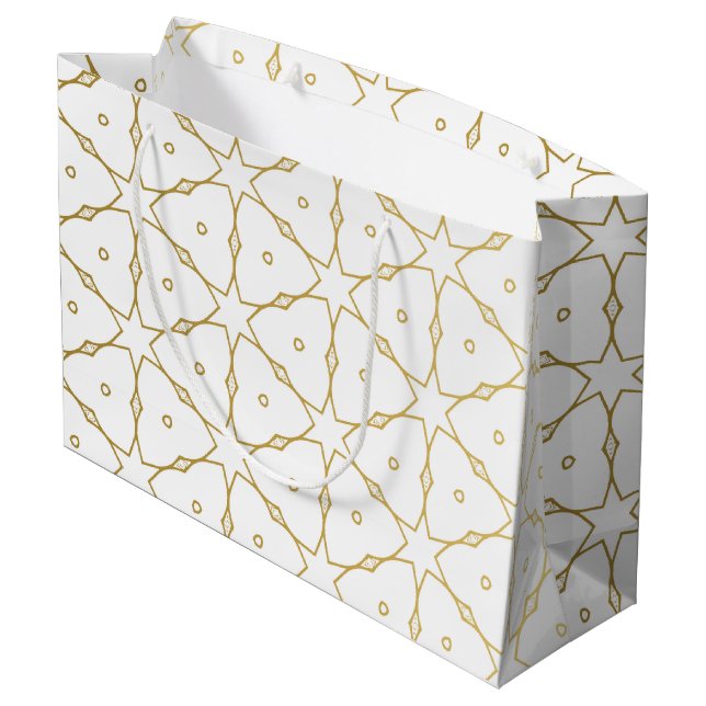 Grand Sac Cadeau Mandala 52 de luxe (Dos Angle)