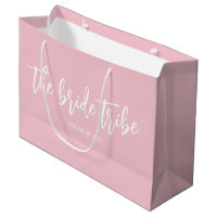 Mariée Tribu personnalisée Rose Blush Mariage
