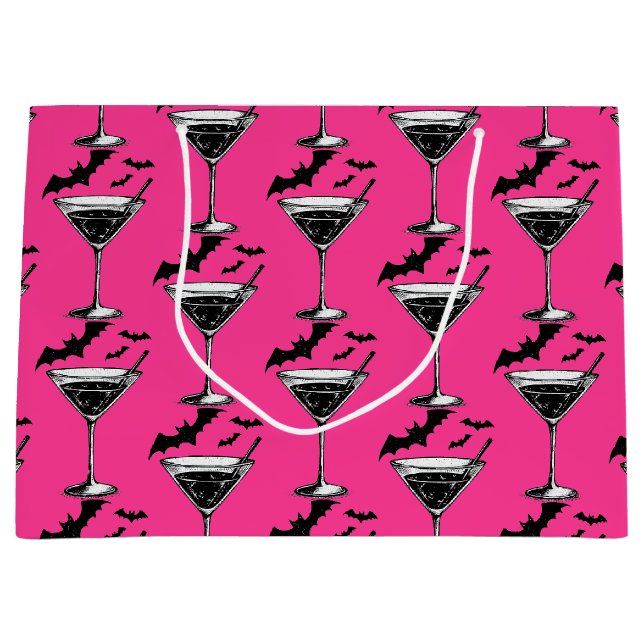 Grand Sac Cadeau Martini Bats (Devant)