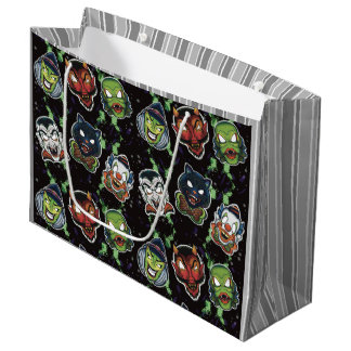 Grand Sac Cadeau Masques Rétro - Poison