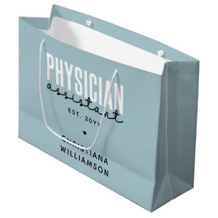 Grand Sac Cadeau Médecin personnalisé Assistant PA Graduation