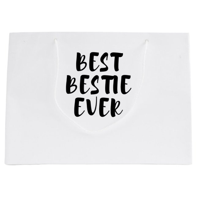 Grand Sac Cadeau Meilleur bestie (Devant)