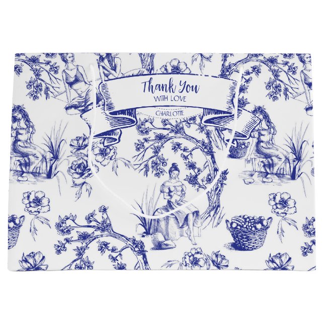 Grand Sac Cadeau Merci (Devant)