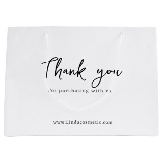 Grand Sac Cadeau merci d'avoir acheté chez nous,achat