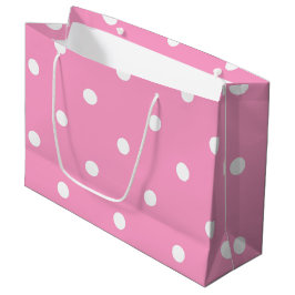 Grand Sac Cadeau Modèle Pois élégant et tendance