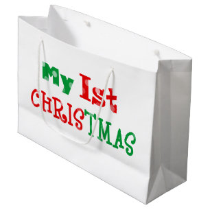 Grand Sac Cadeau mon ęr Noël