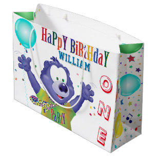 Grand Sac Cadeau Monster Bear Anniversaire de enfant Party