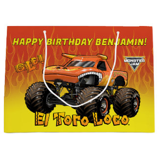 Grand Sac Cadeau Monster Jam - El Toro Loco Anniversaire