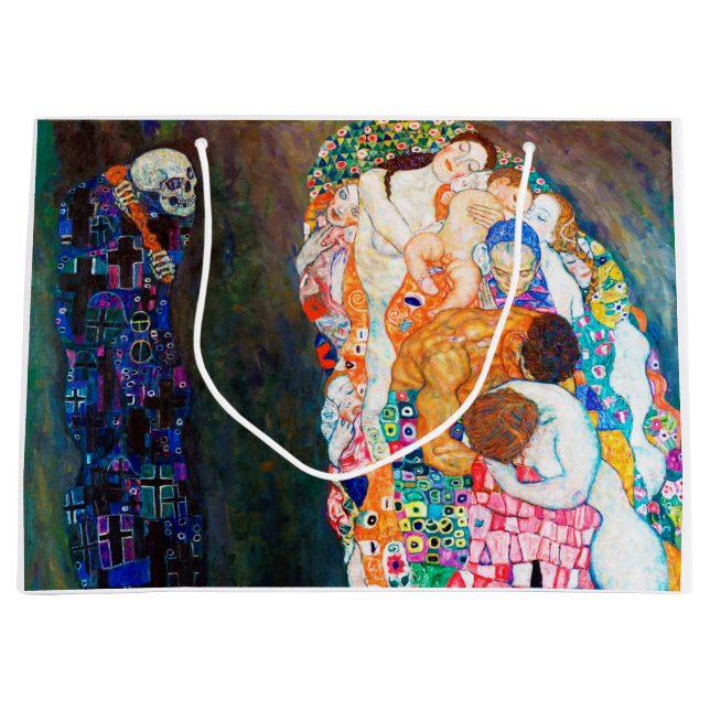 Grand Sac Cadeau Mort et vie, Gustav Klimt (Devant)