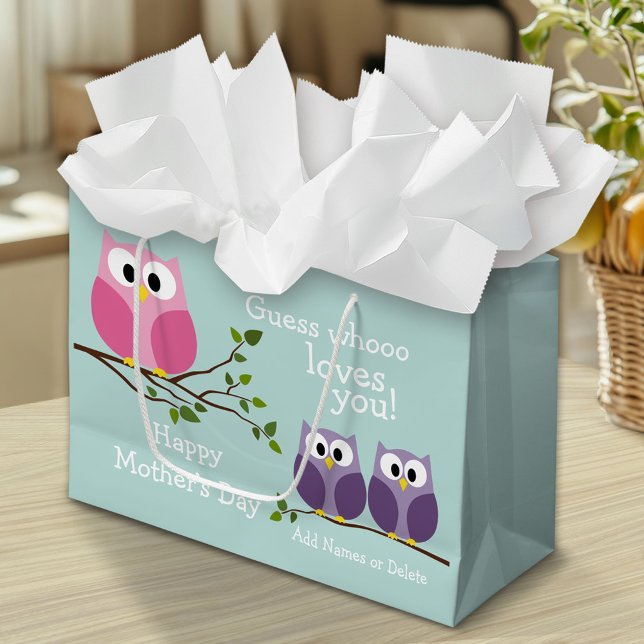 Grand Sac Cadeau Mothers day (Custom Mother's Day Gift Bag)