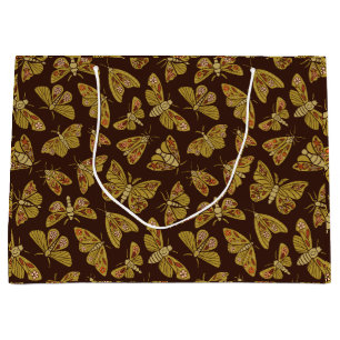 Grand Sac Cadeau Moths rétro des années 1970