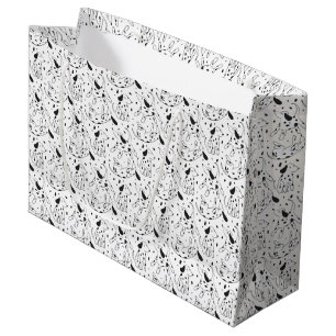 Grand Sac Cadeau Motif dalmate