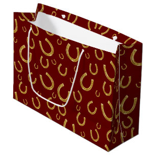 Grand Sac Cadeau motif de charançon en or