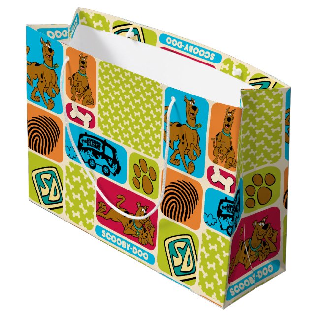 Grand Sac Cadeau Motif de mystère Scooby-Doo (Dos Angle)