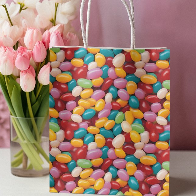 Grand Sac Cadeau Motif de Pâques Jelly Bean (Créateur téléchargé)