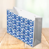Motif de toile française bleue