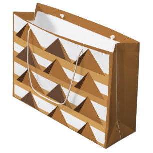 Grand Sac Cadeau Motif des pyramides égyptiennes