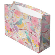 Motif floral pastel