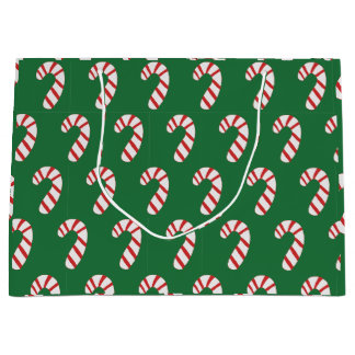 Grand Sac Cadeau Motif sucre de canne