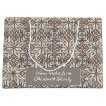 Motif tricoté Fair Isle cosy Noël